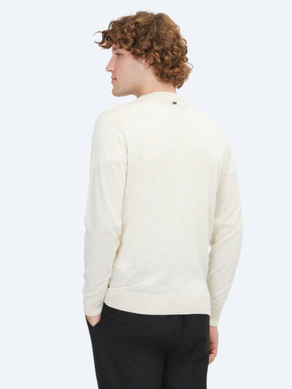 Beige Strickpullover