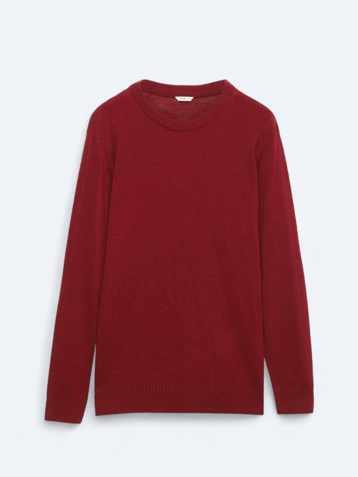 Rotes Strick-Sweatshirt