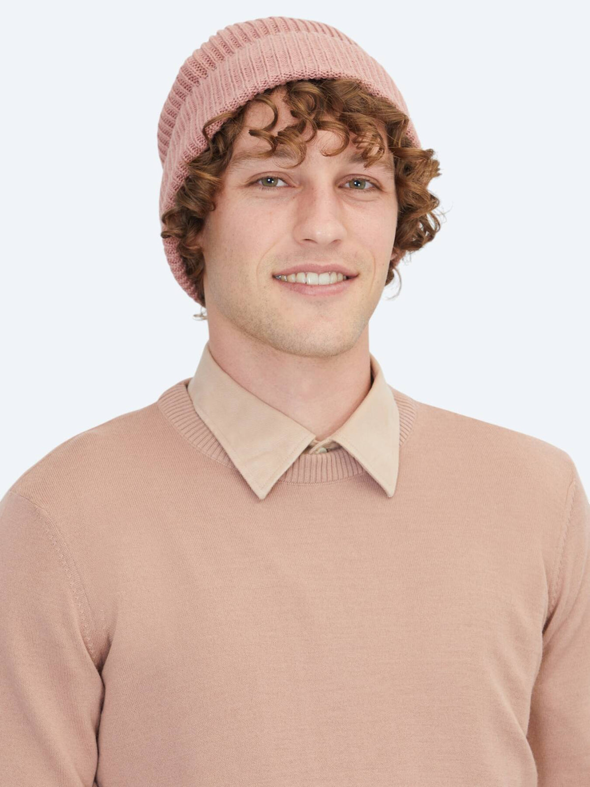 Lachs Strickpullover