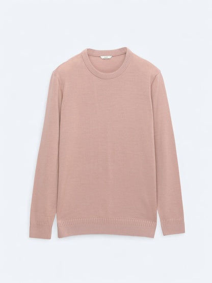 Lachs Strickpullover