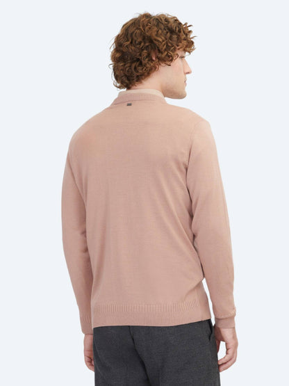 Lachs Strickpullover