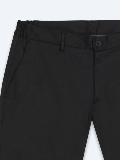 Schwarze Jogginghose aus Baumwollmix