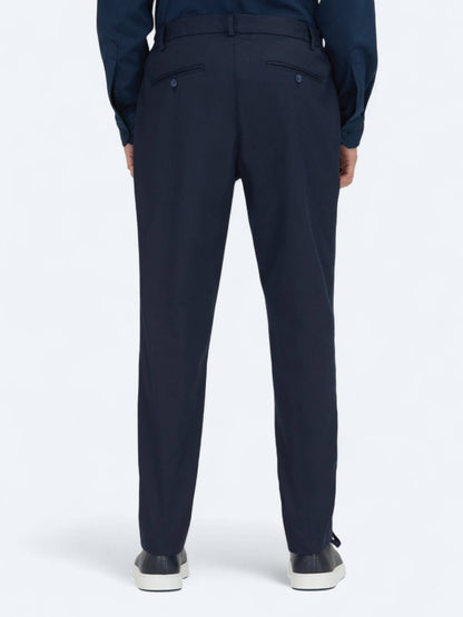 Navy Blaue Jogginghose aus Baumwollmix