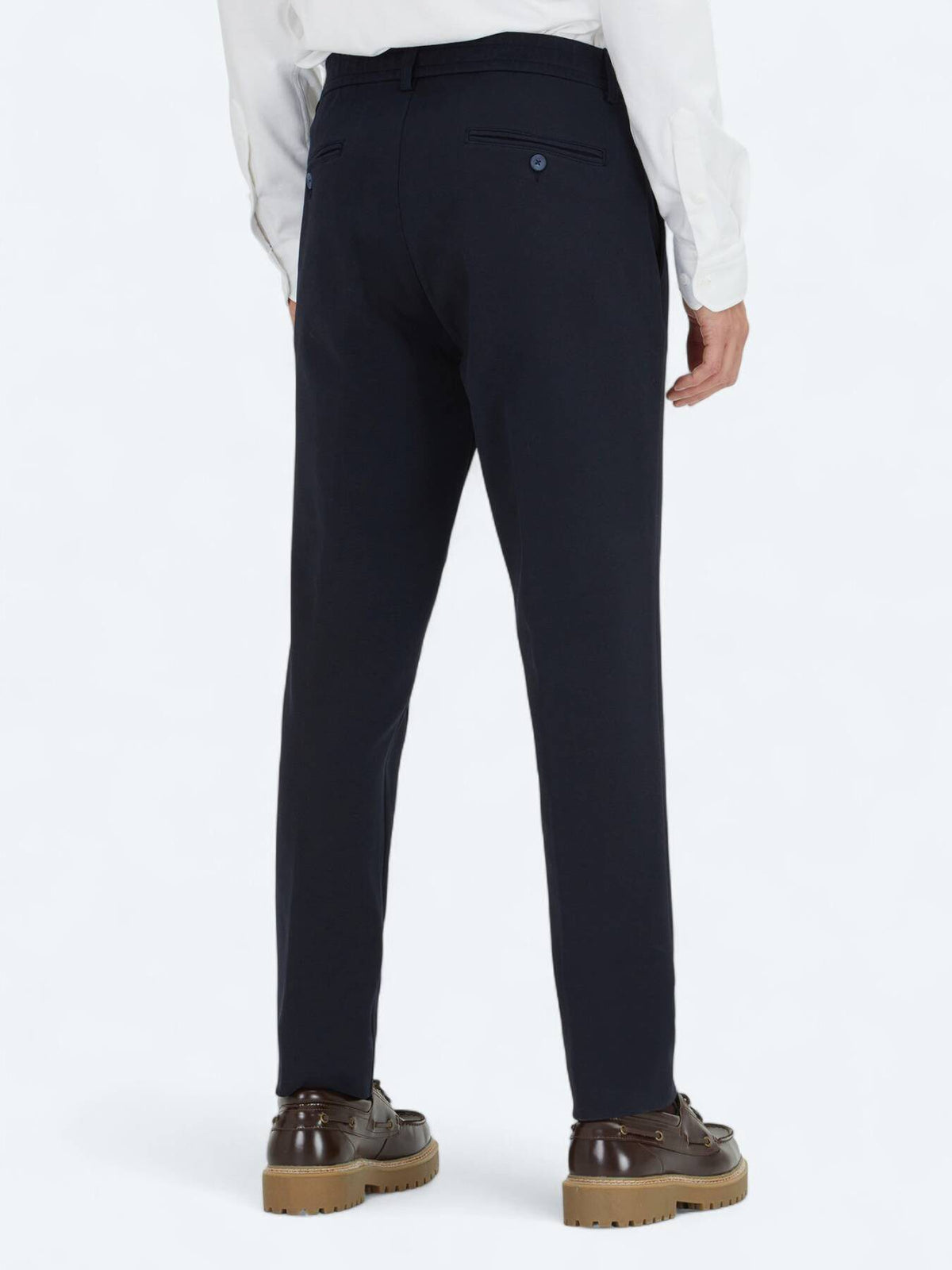 Navy Blaue Jogginghose aus Baumwollmix