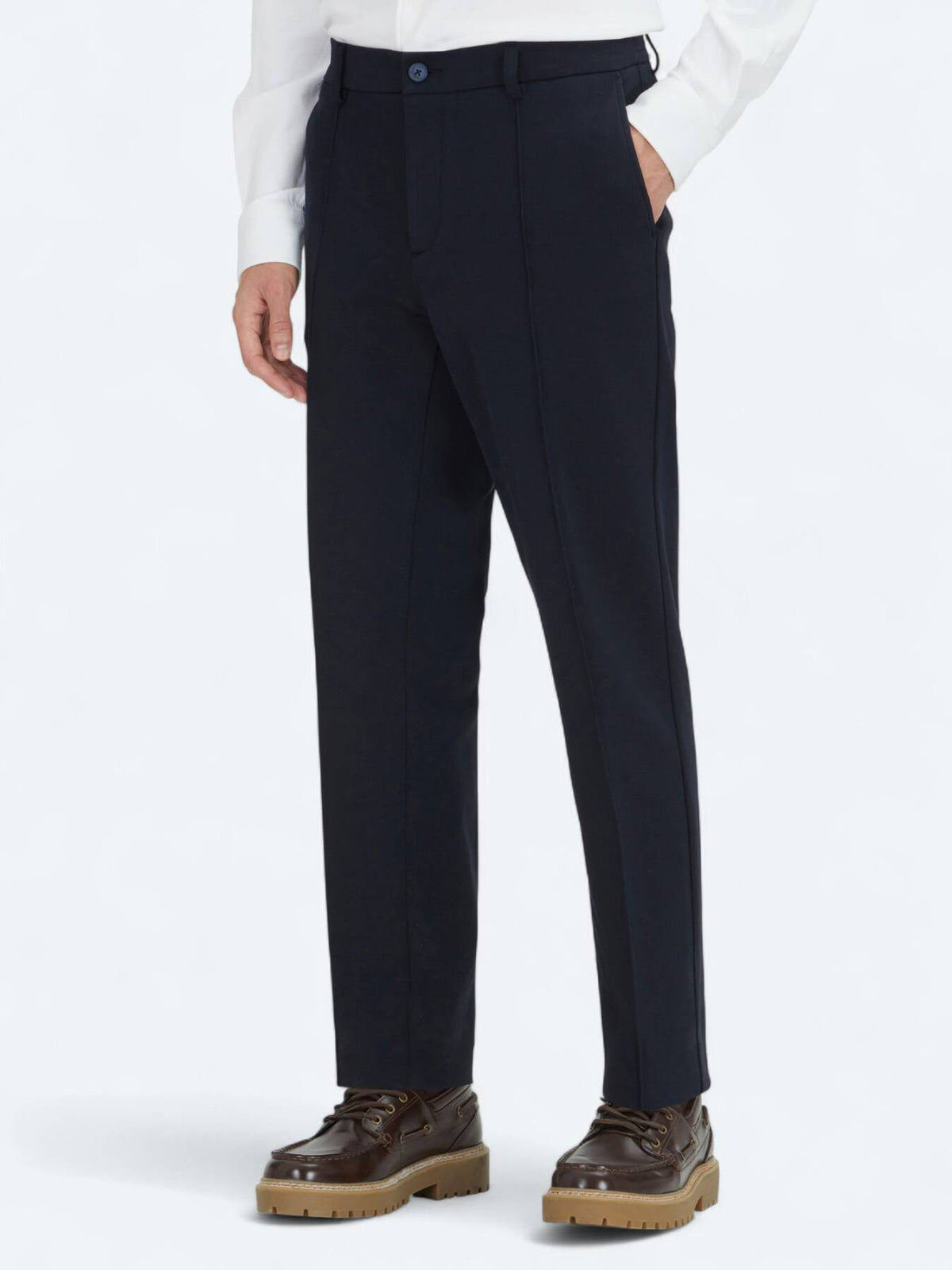 Navy Blaue Jogginghose aus Baumwollmix