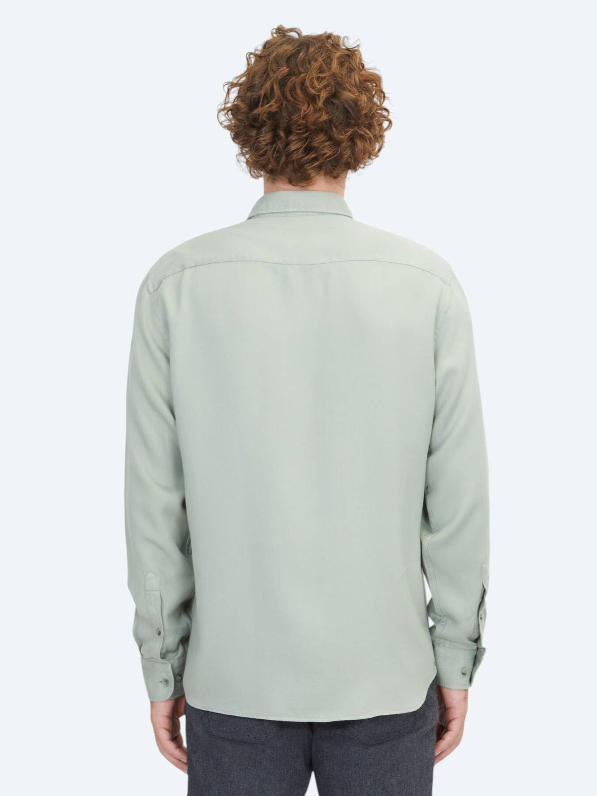 Mint Regular Fit Weben Freizeithemd