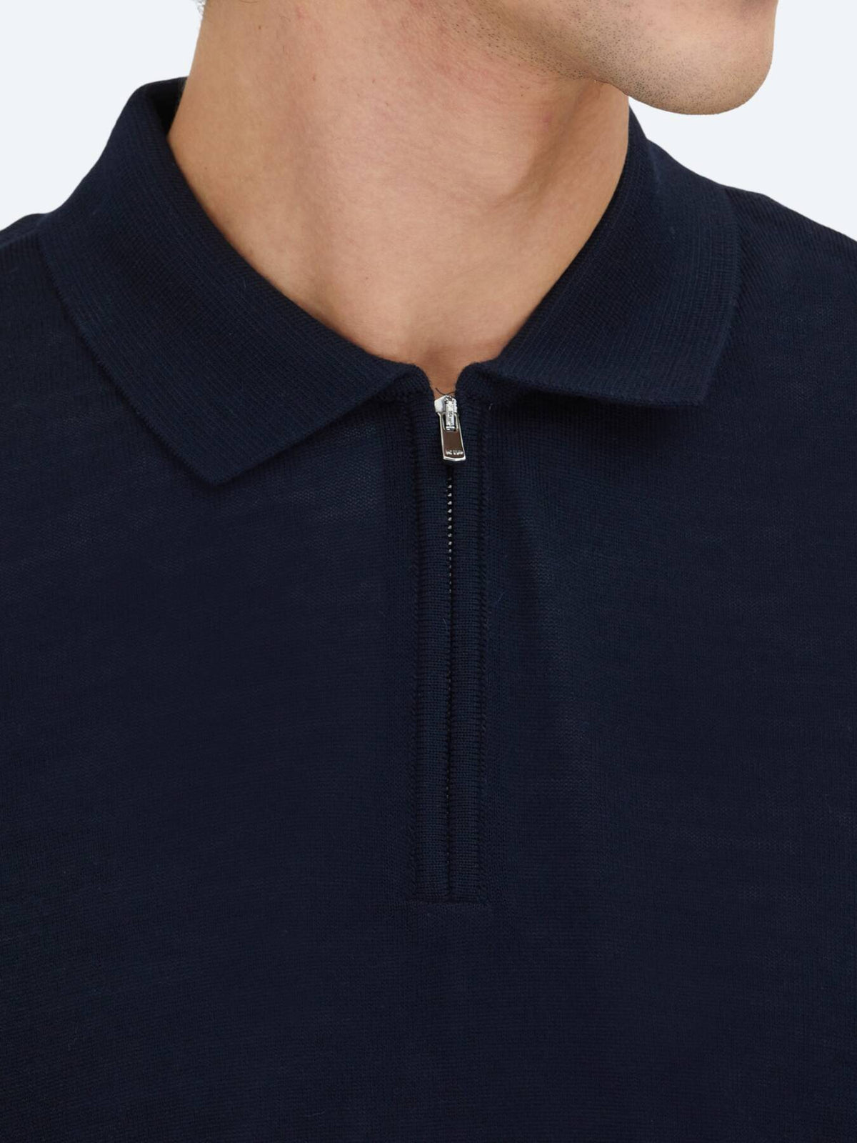 Navy Blau Strickpullover