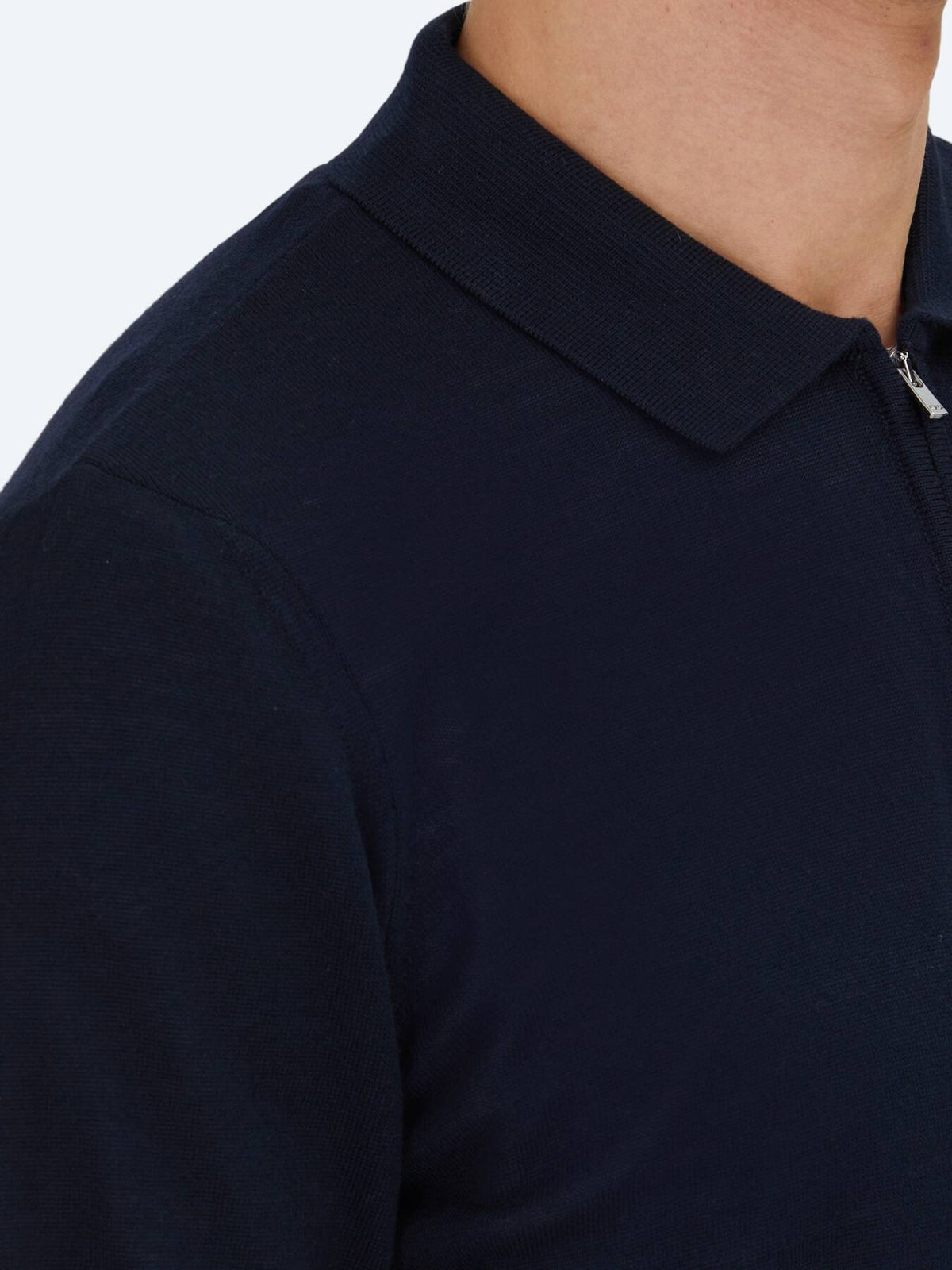 Navy Blau Strickpullover