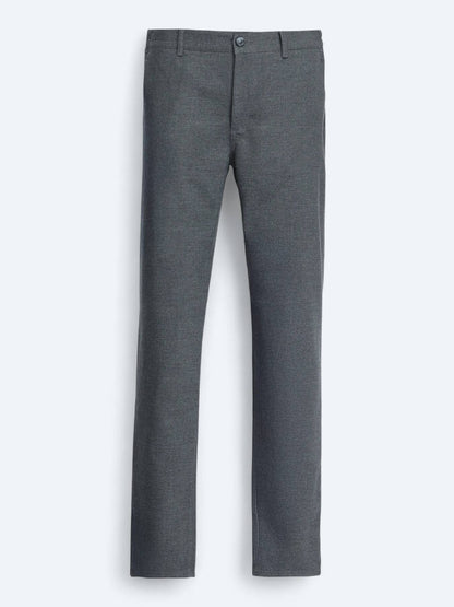 Grau Gewebte Jogginghose Casual Fit