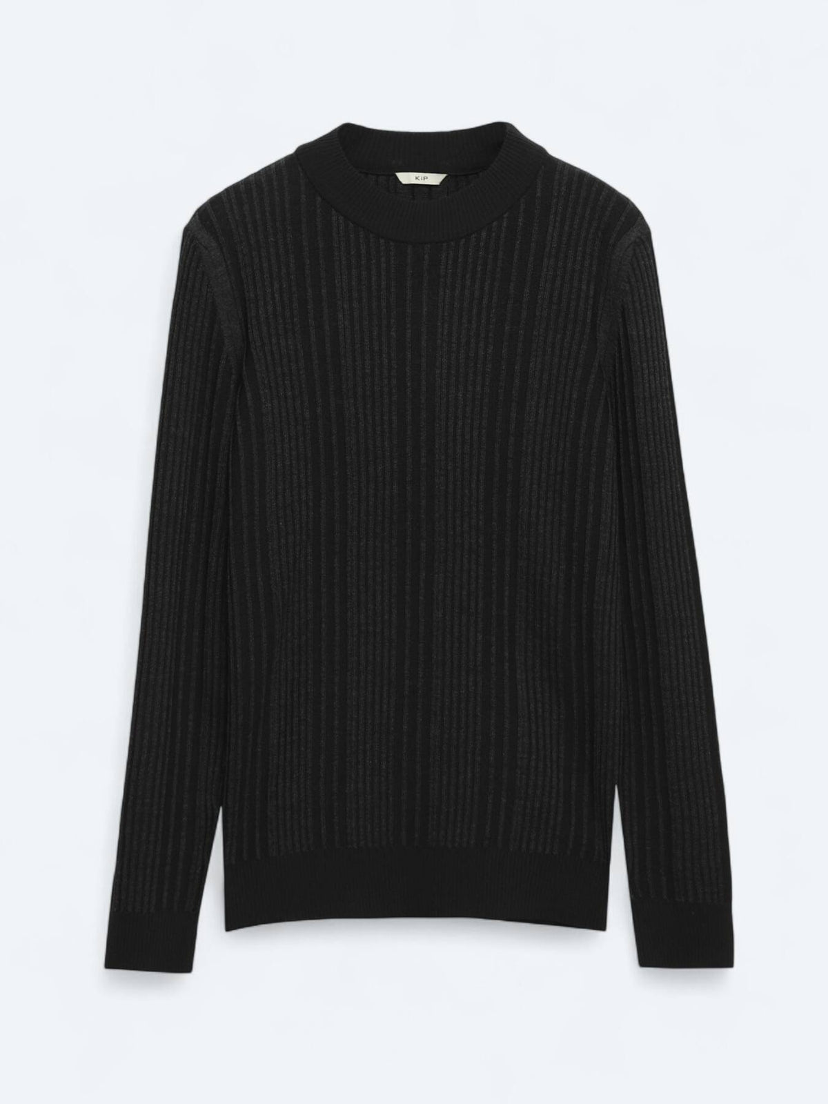 Schwarzer Strickpullover
