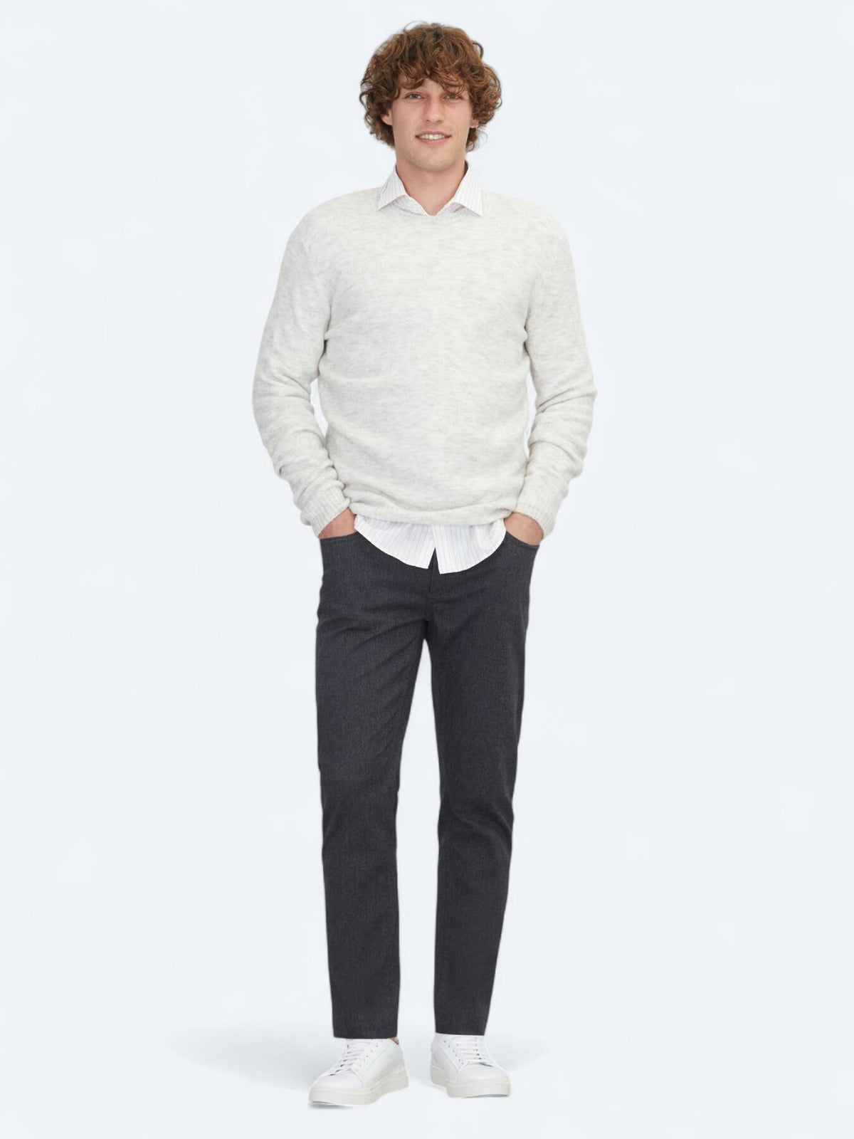 Ecru Strickpullover