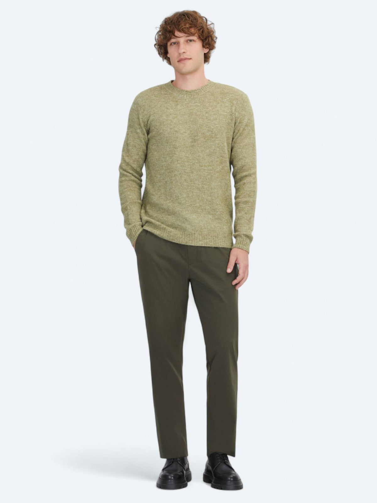 Khaki Strickpullover