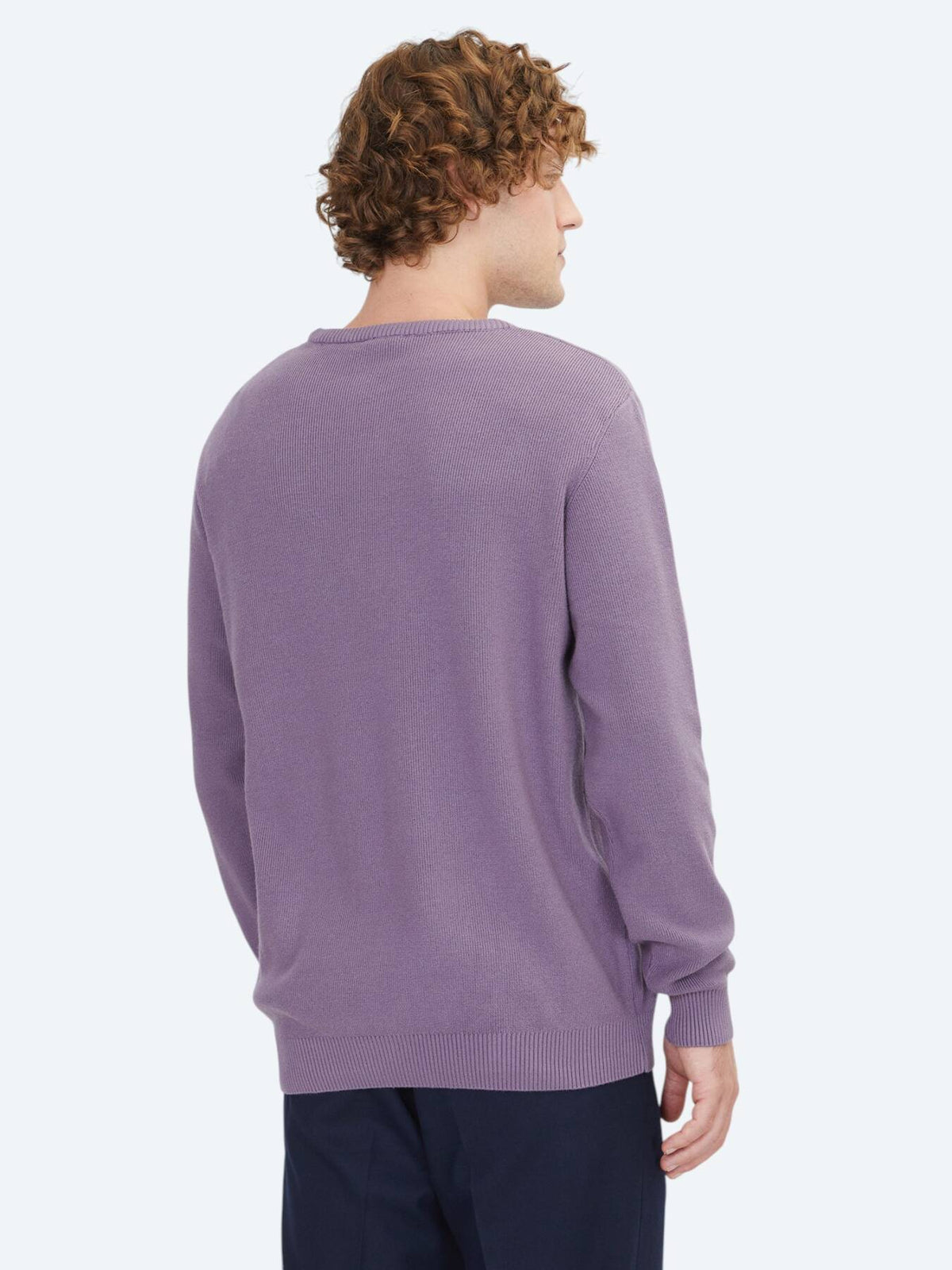 Lila Strickpullover