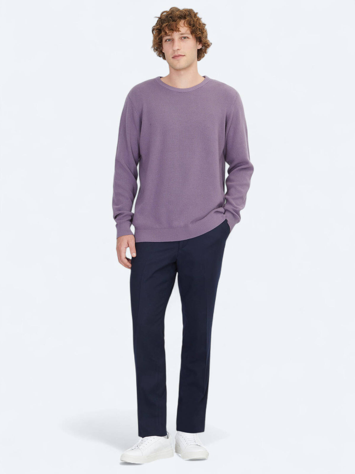 Lila Strickpullover