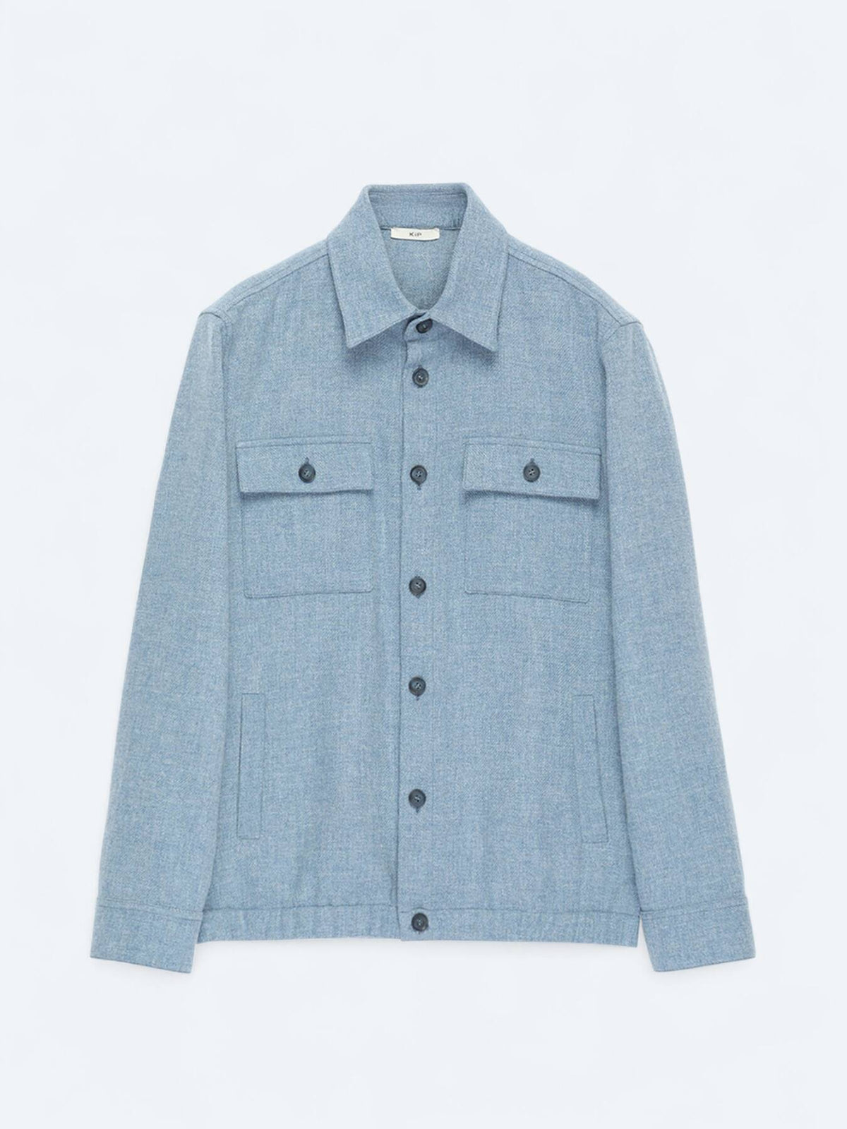 Blaues Overshirt