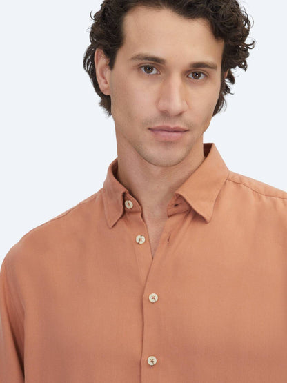 Karo Rot Regular Fit Casual Hemd
