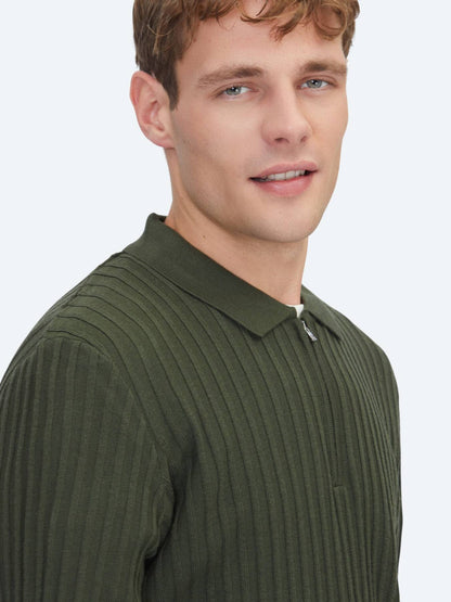 Khaki Strickpullover