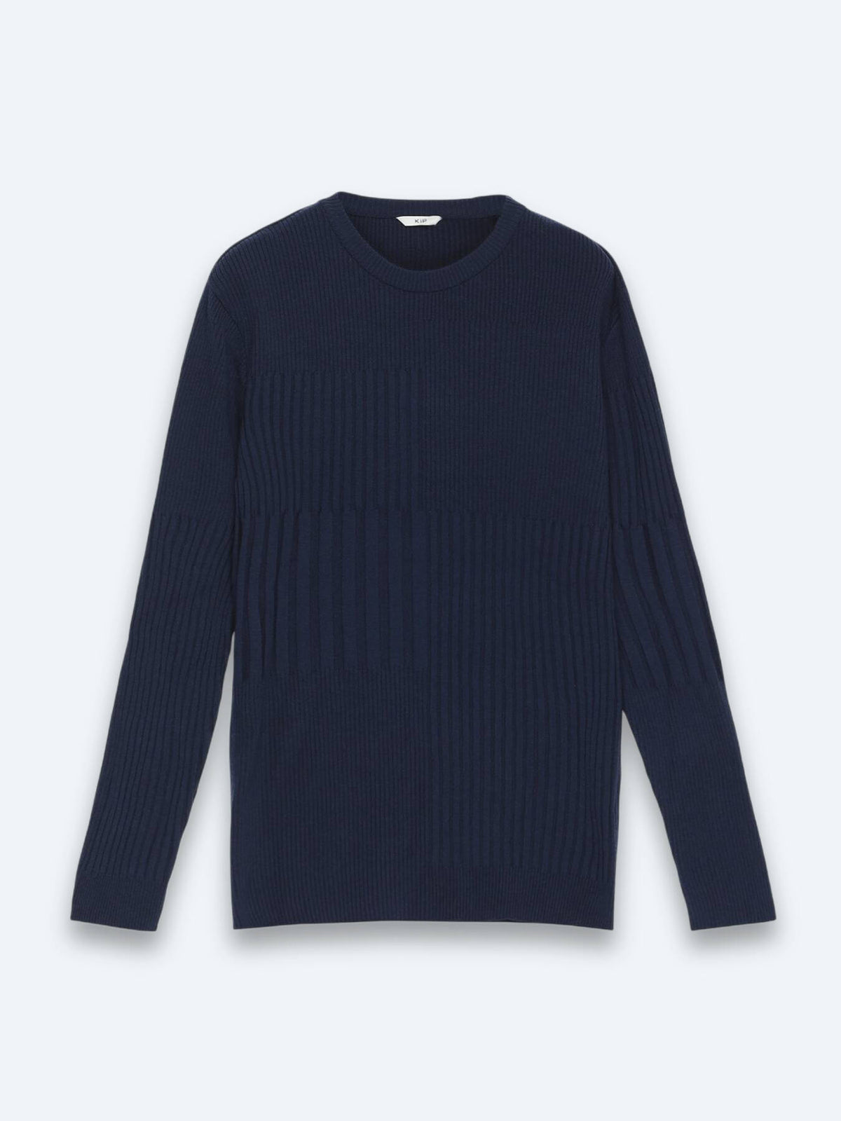 Marineblauer Strickpullover