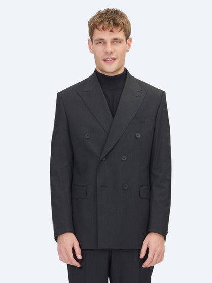 Schwarzer Micro Modern Fit Anzug