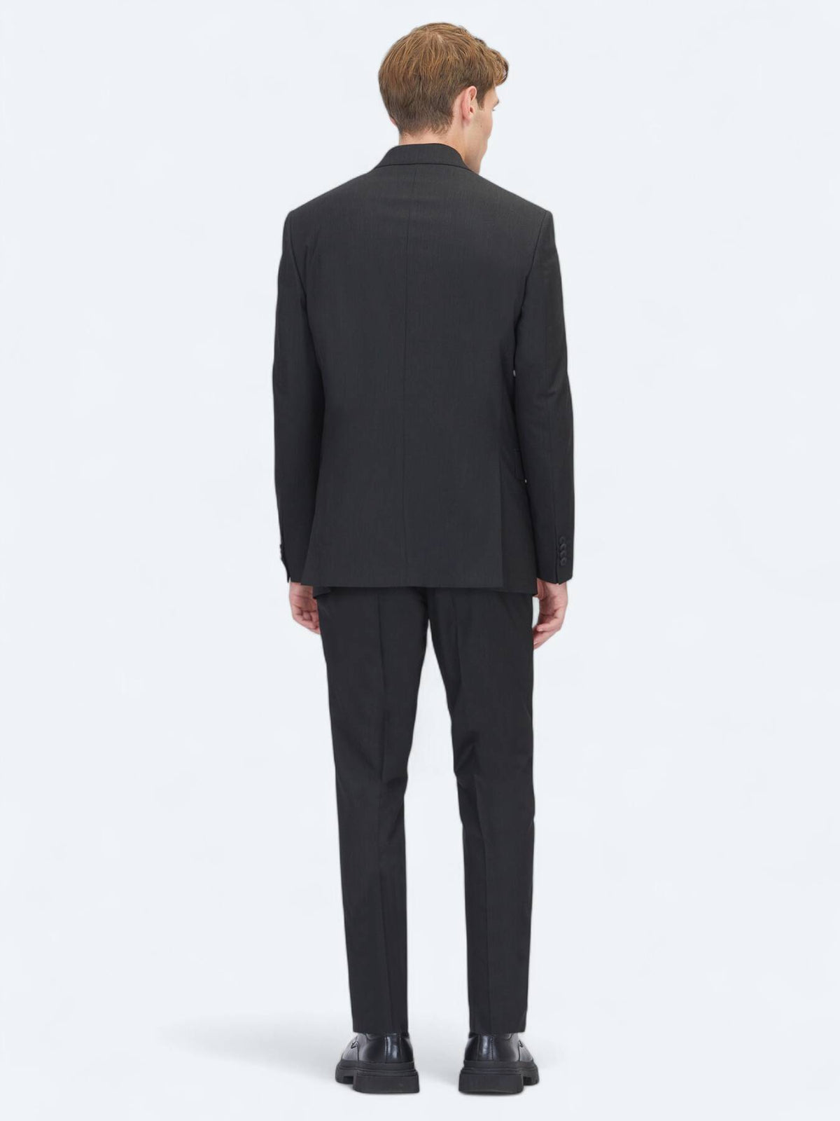 Schwarzer Micro Modern Fit Anzug