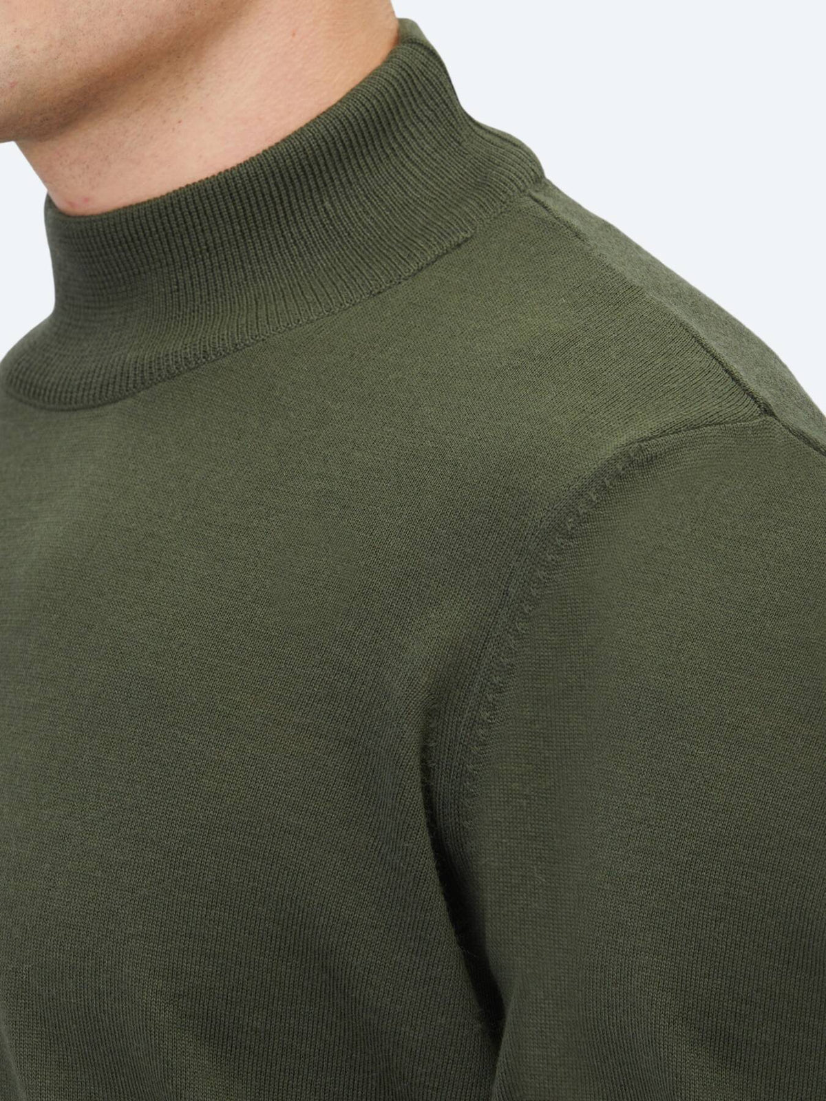 Khaki Strickpullover