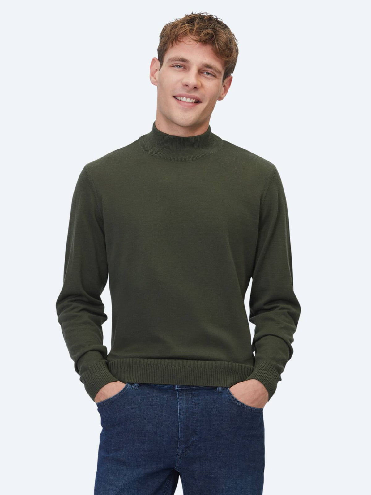 Khaki Strickpullover