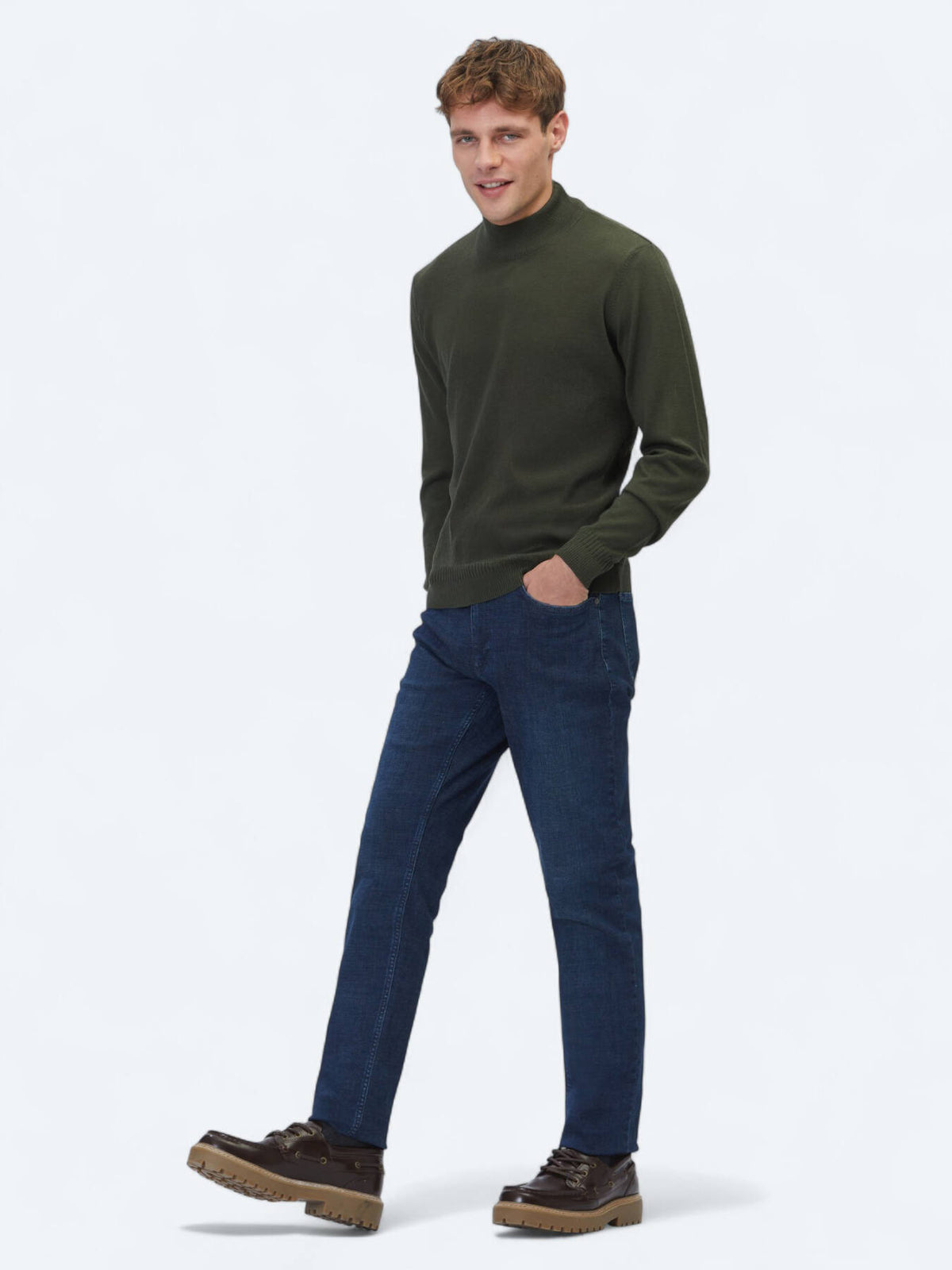 Khaki Strickpullover