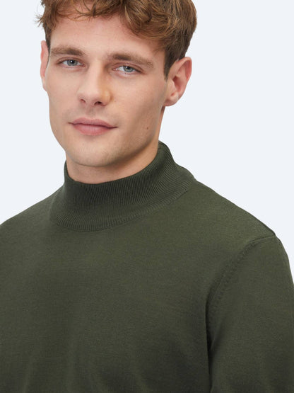 Khaki Strickpullover