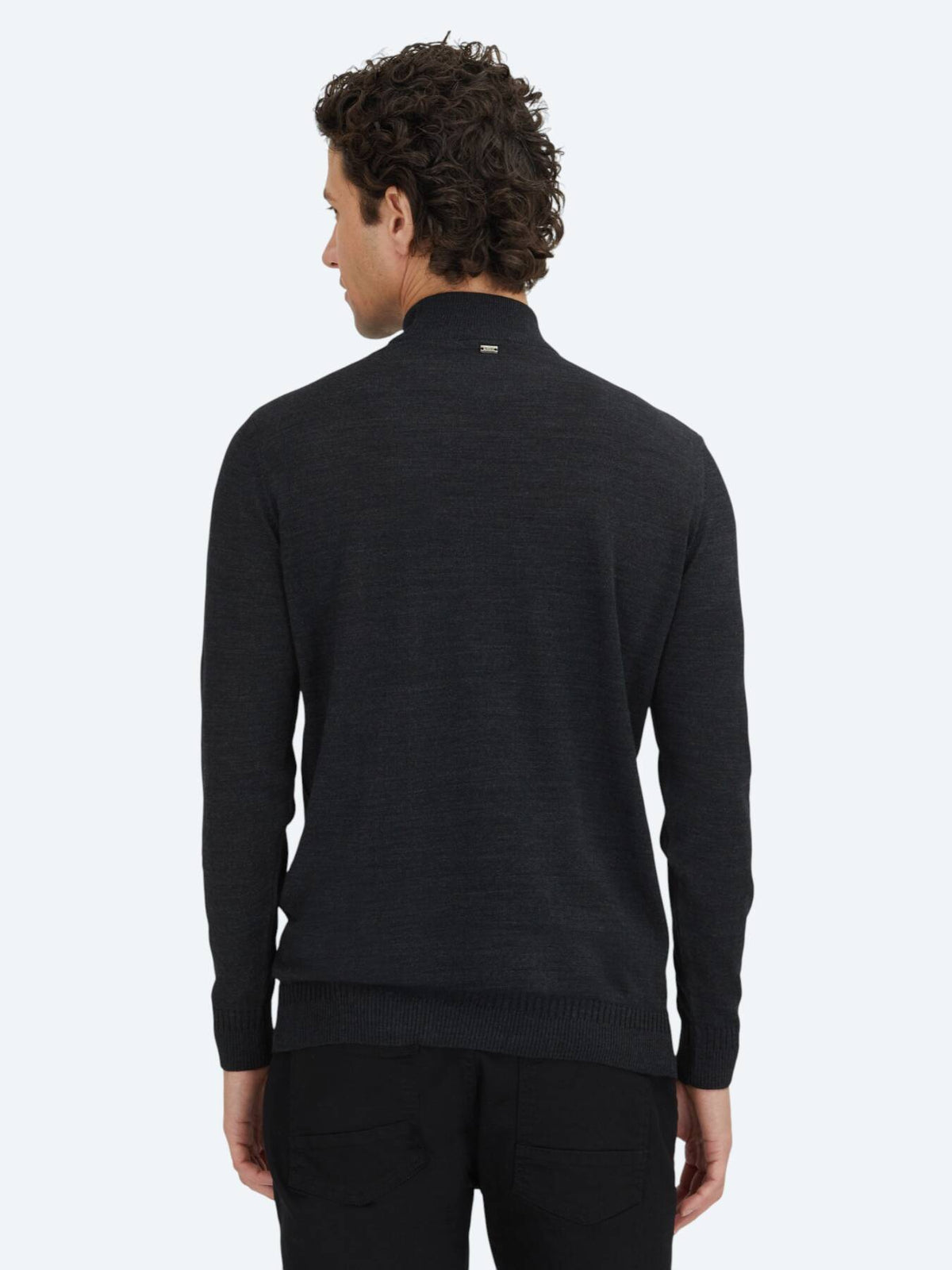 Kohle Strick Sweatshirt