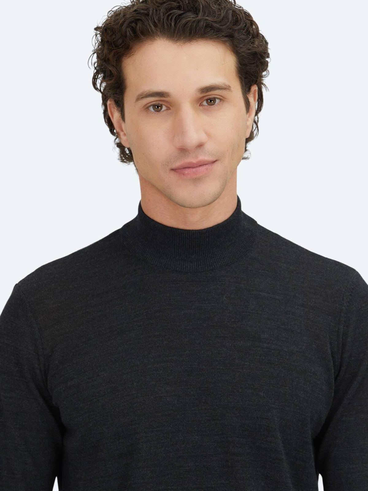 Kohle Strick Sweatshirt
