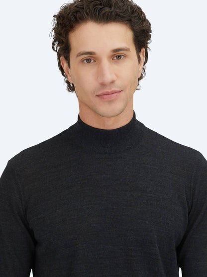 Kohle Strick Sweatshirt