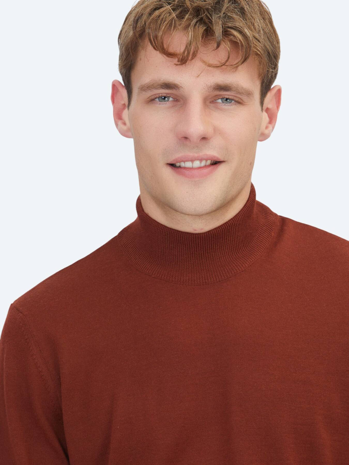 Rotes Strickoberteil Sweatshirt