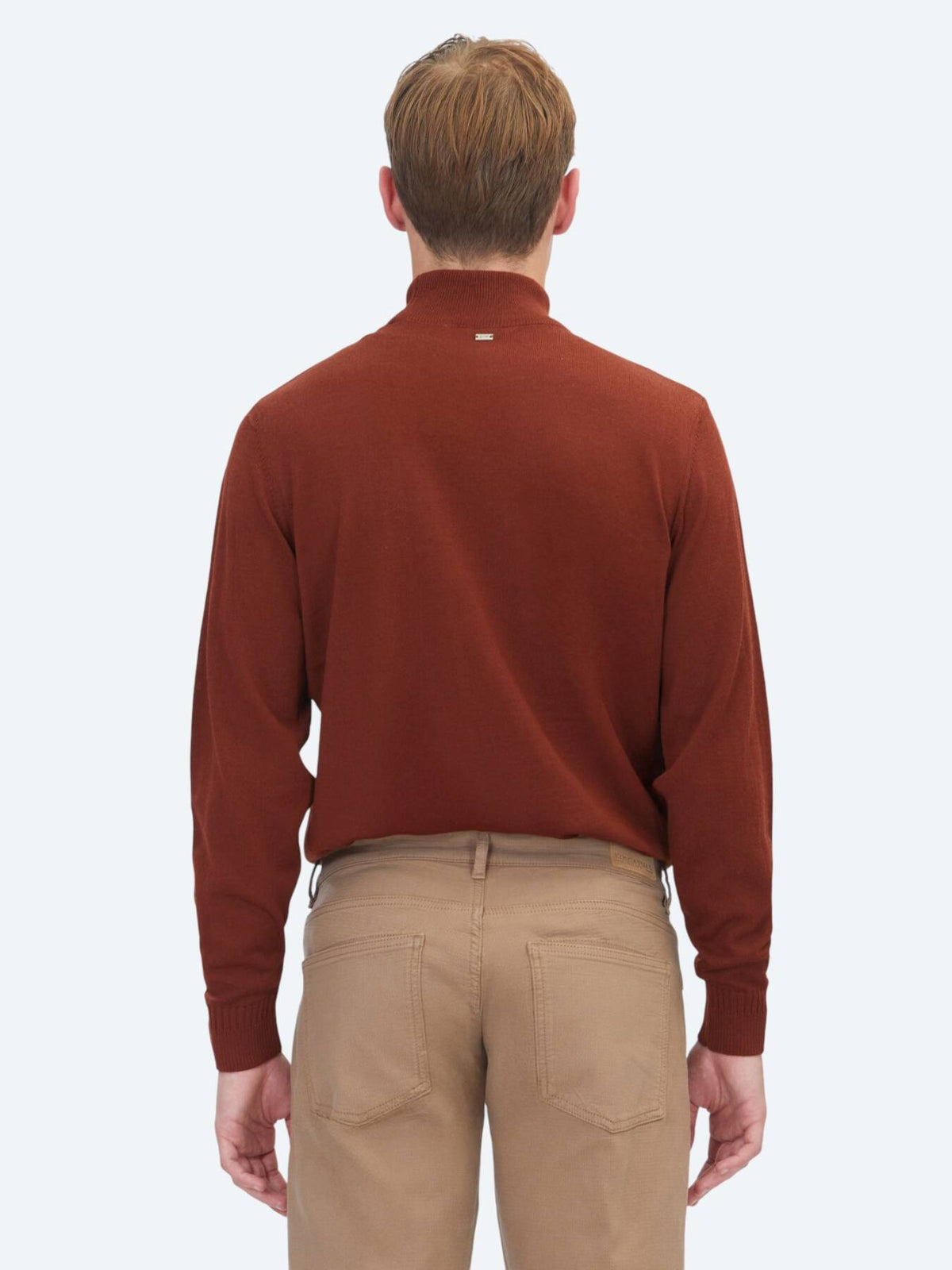 Rotes Strickoberteil Sweatshirt