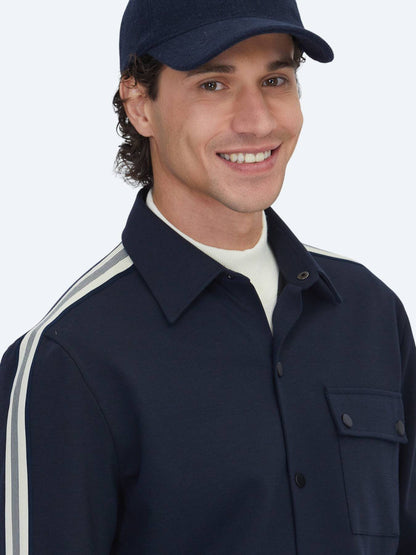 Marineblaues Overshirt