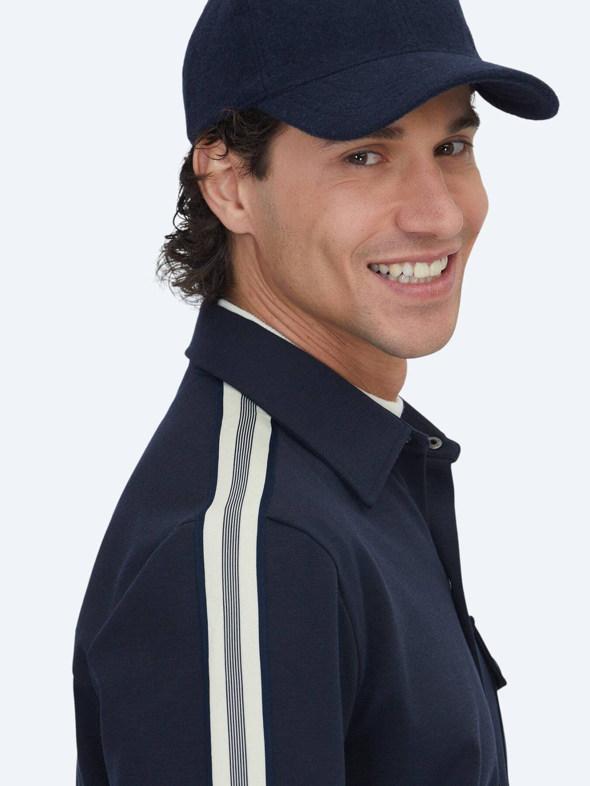 Marineblaues Overshirt