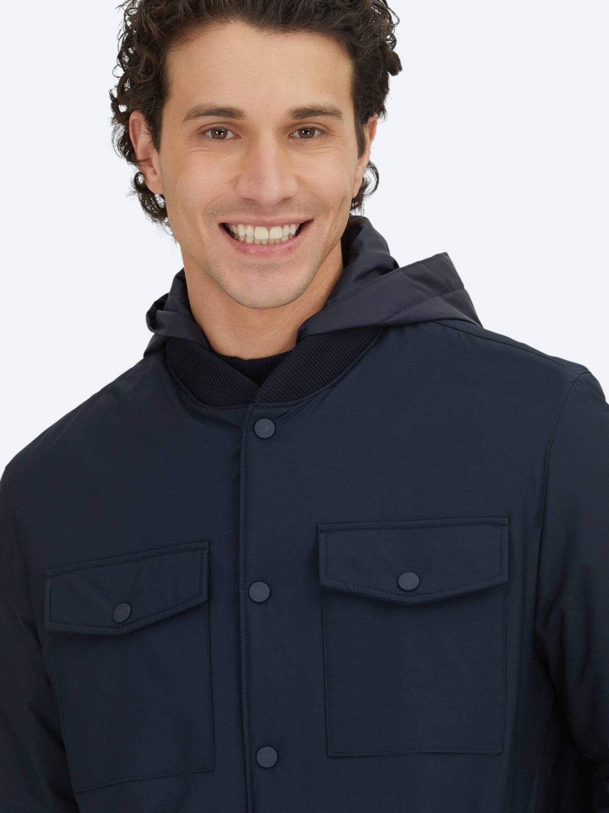 Marineblau Regular Fit Blazer