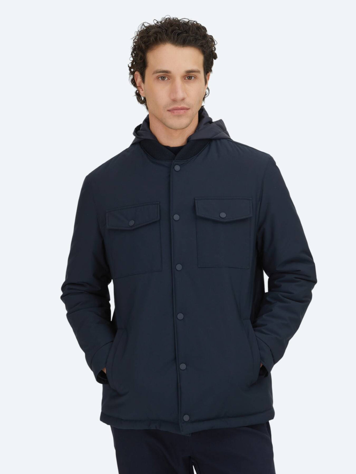 Marineblau Regular Fit Blazer