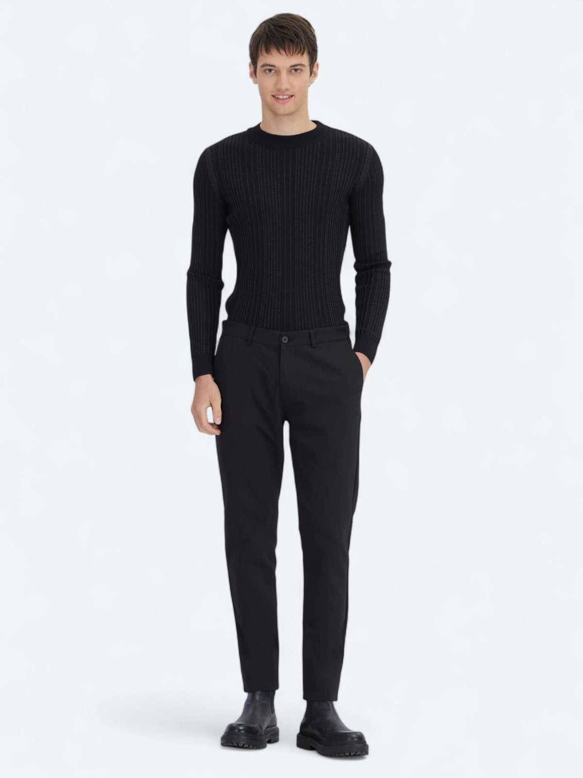 Schwarze Technische Freizeithose
