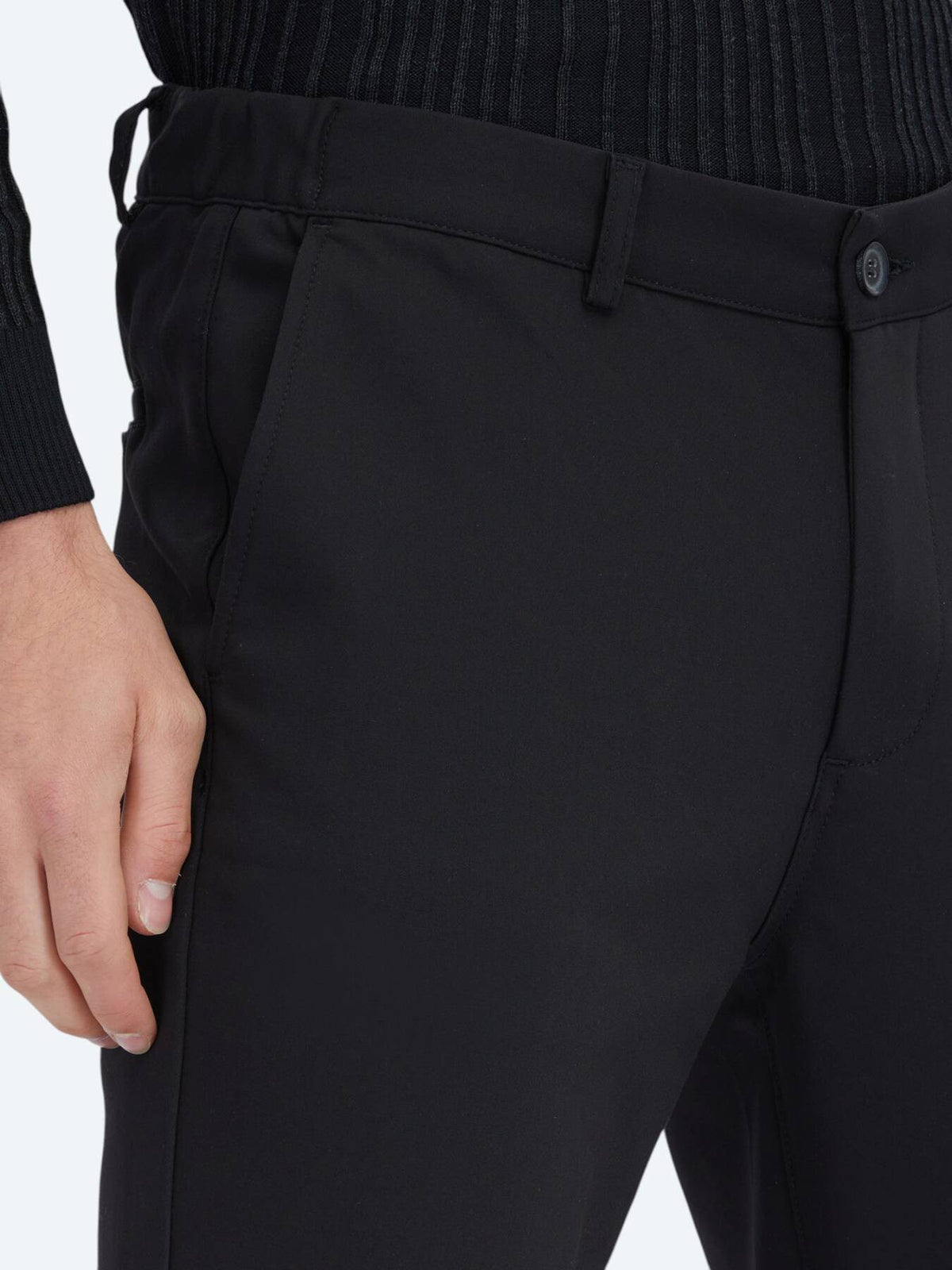 Schwarze Technische Freizeithose
