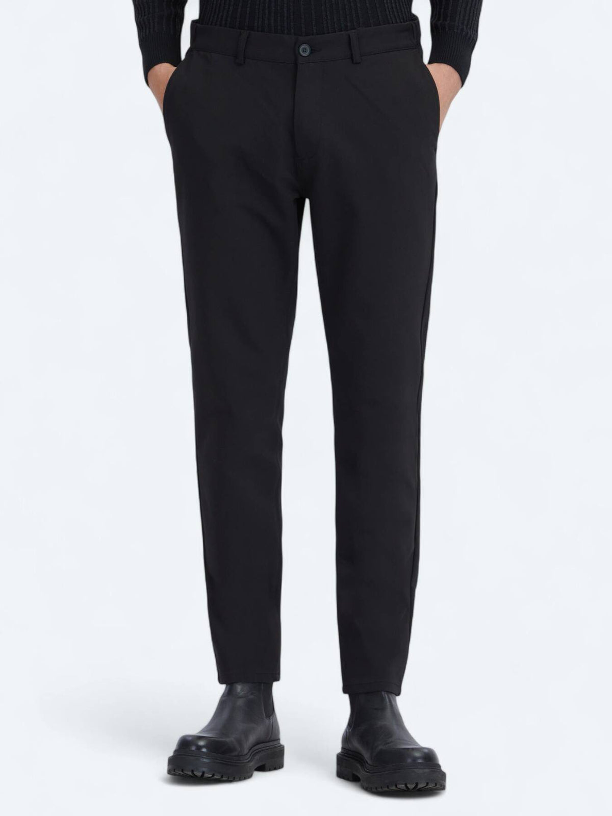 Schwarze Technische Freizeithose