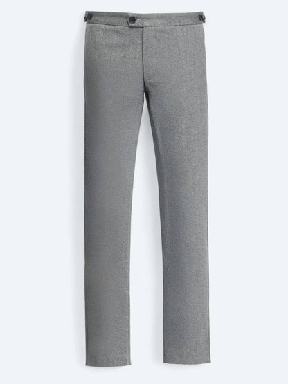 Harte Kohle Weben Regular Fit Freizeithose
