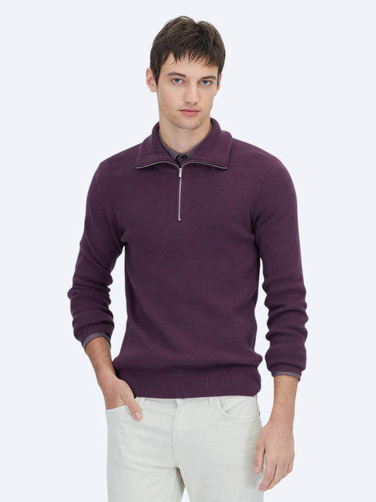 Lila Strickpullover