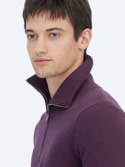 Lila Strickpullover