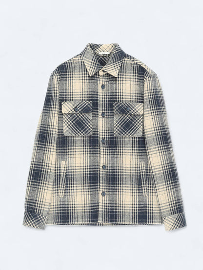 Marineblau Hemdjacke