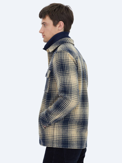 Marineblau Hemdjacke
