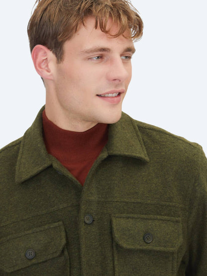 Khaki Überhemd