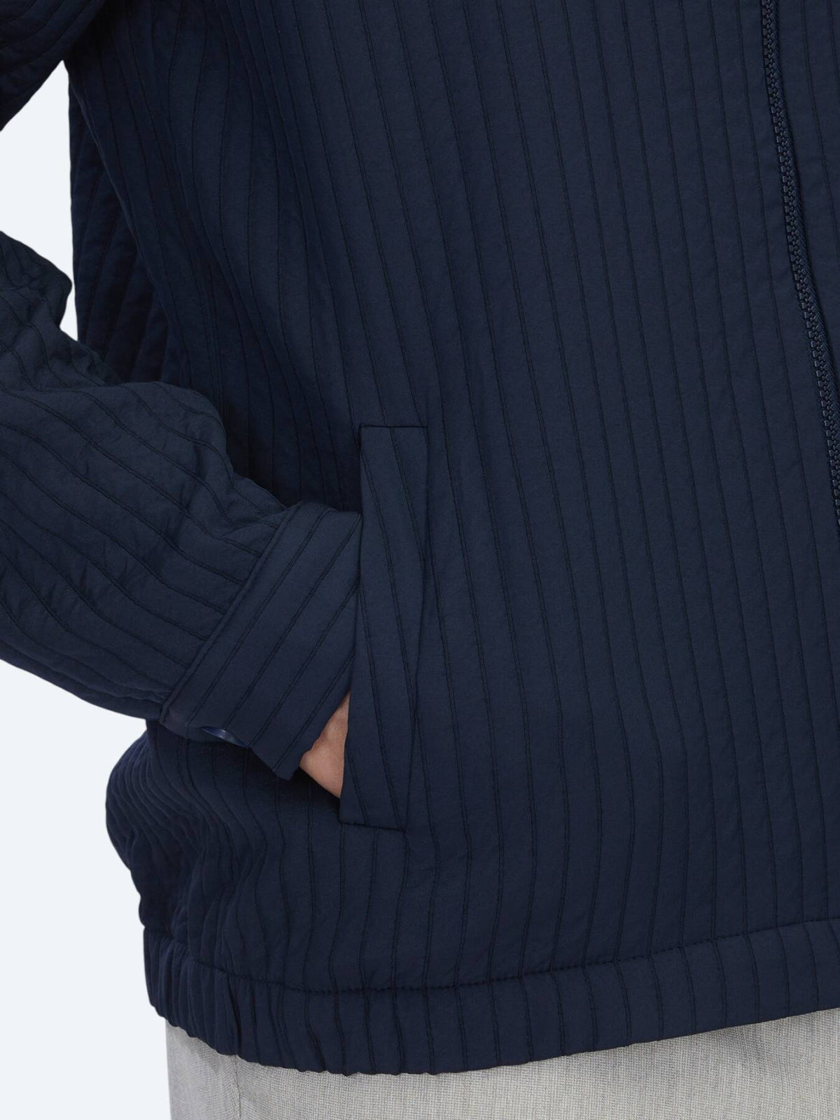 Marineblaues Overshirt