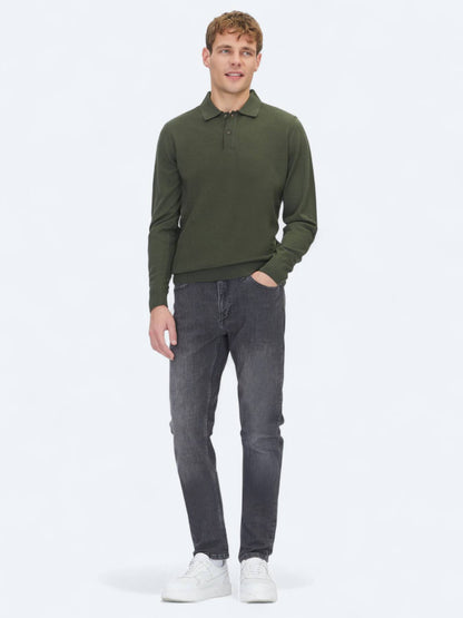 Khaki Strickpullover