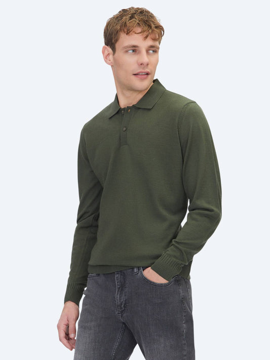 Khaki Strickpullover