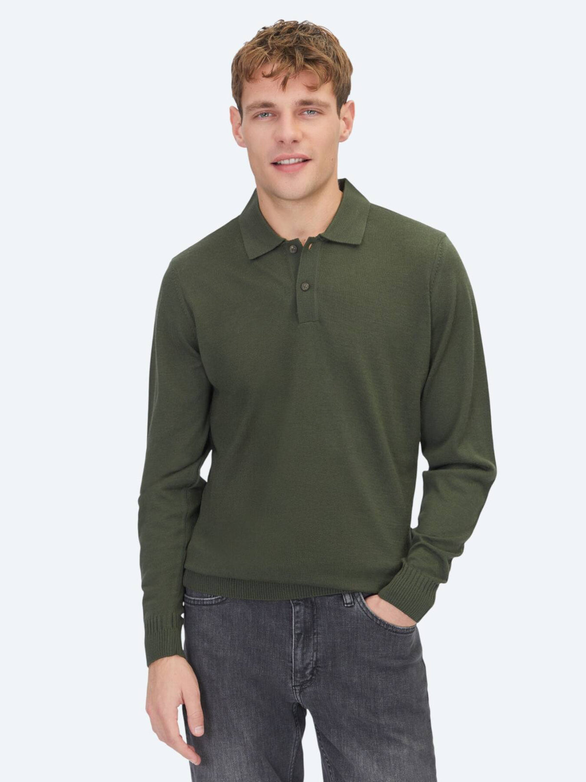 Khaki Strickpullover